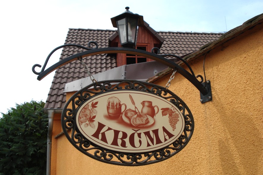 Krčma - poutač